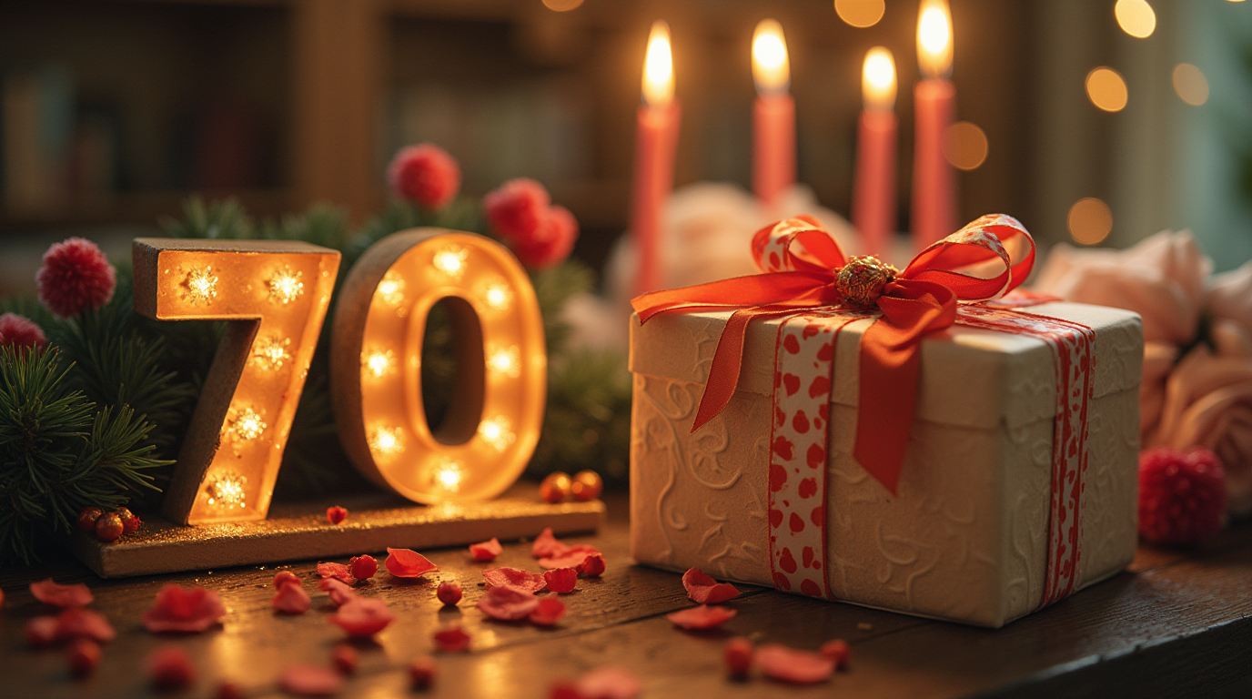 70th birthday gift